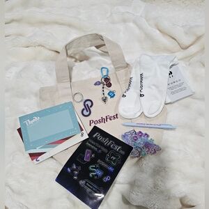 PoshFest Tote Bag with Accessories